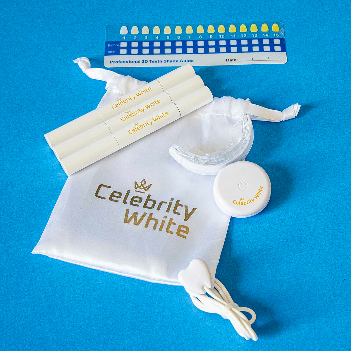 CELEBRITY WHITE WIRELESS TEETH WHITENING KIT (*Limited Time)